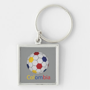 Colombia Fotboll Nyckelring