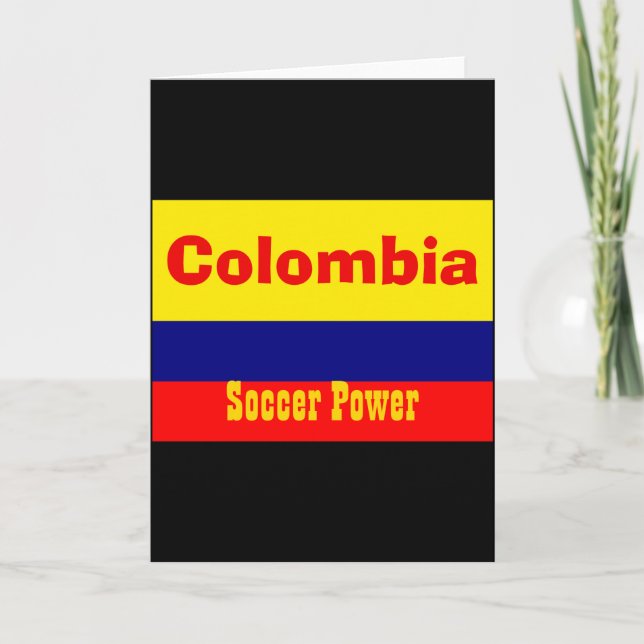 Colombia Fotboll Power T Shirt  Kort (Framsida)