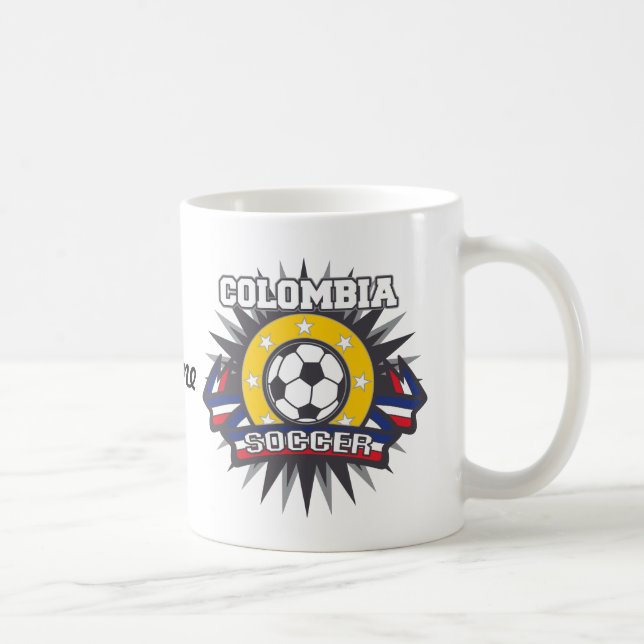 Colombia fotbollbristning kaffemugg (Höger)