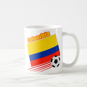 Colombia fotbolllag kaffemugg