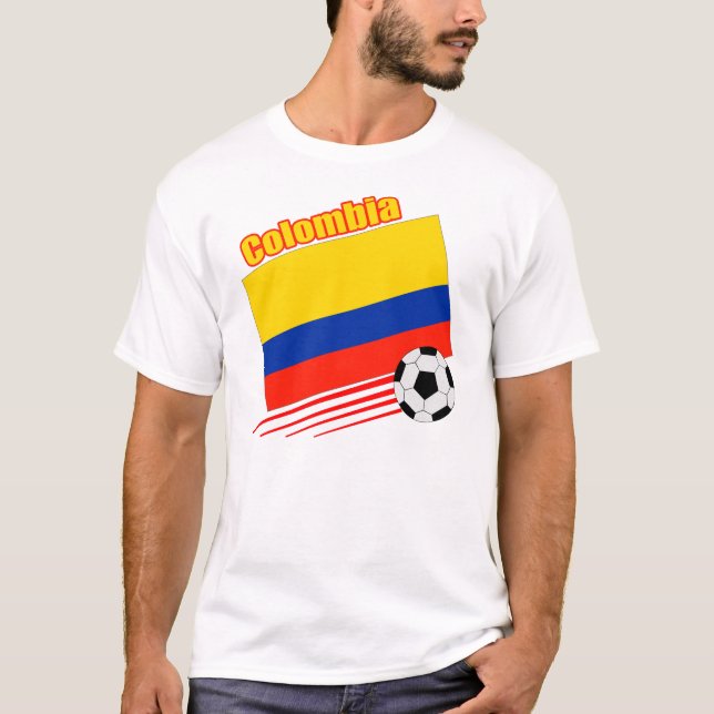 Colombia fotbolllag t shirt (Framsida)