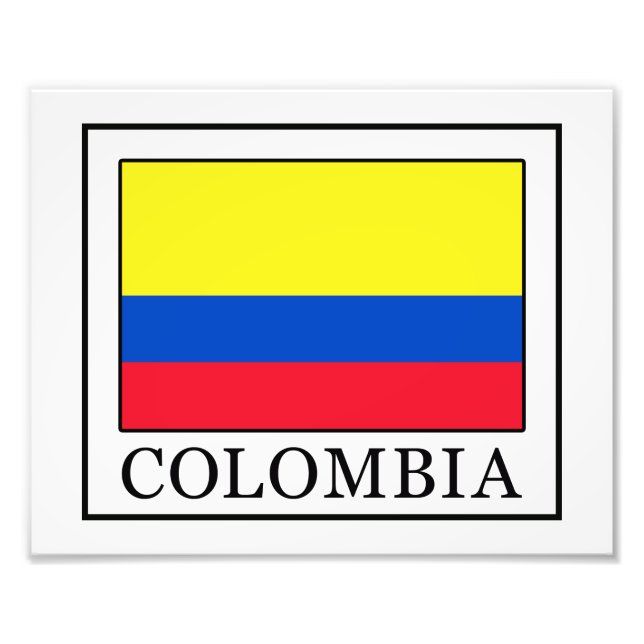 Colombia Fototryck (Framsidan)