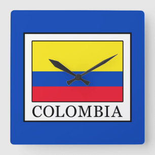 Colombia Fyrkantig Klocka