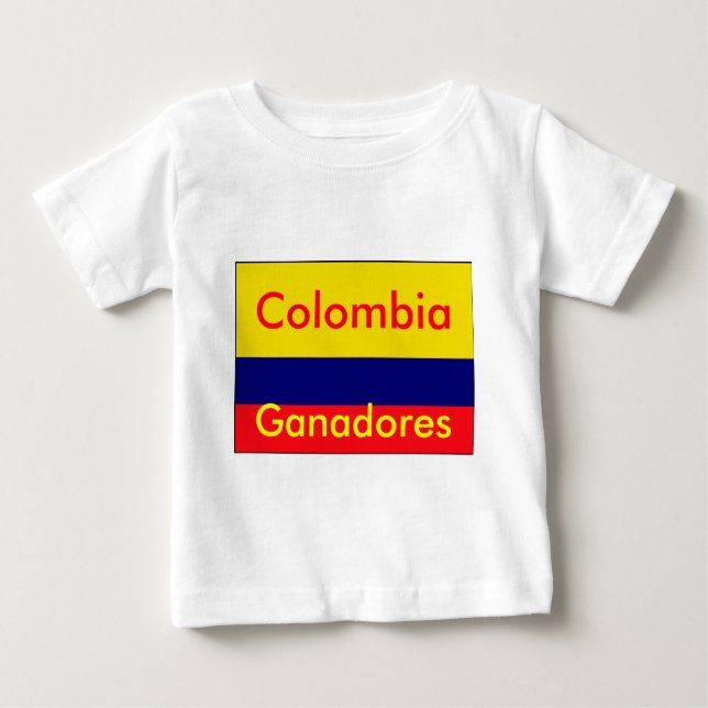 Colombia ganadores tee shirt (Framsida)