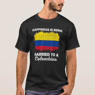 Colombia Giftermål Colombias kulturarv, gift Flagg T Shirt