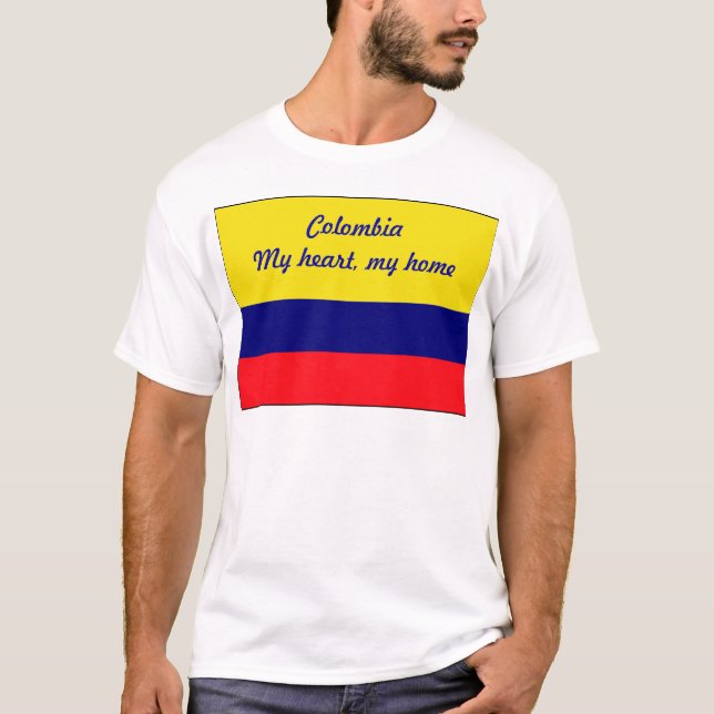 Colombia globalt enastående tee shirt (Framsida)