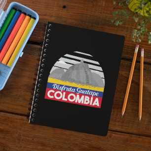 Colombia Guatape Vintage resor Anteckningsbok