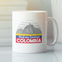 Colombia Guatape Vintage resor Kaffemugg