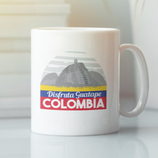 Colombia Guatape Vintage resor Kaffemugg