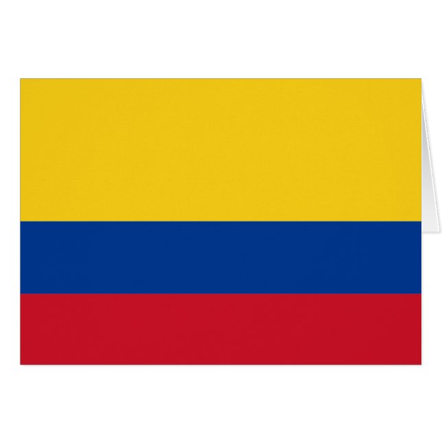 colombia hälsningskort (Framsidan Horizontal)