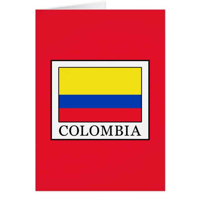 Colombia Hälsningskort (Framsidan)