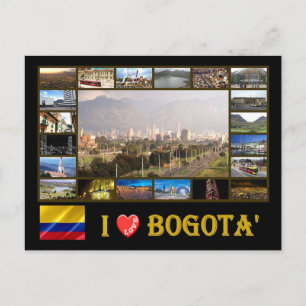 Colombia - I Kärlek Bogotà - Vykort