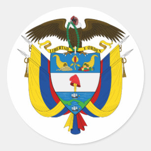 Colombia Jackar av Arm Runt Klistermärke