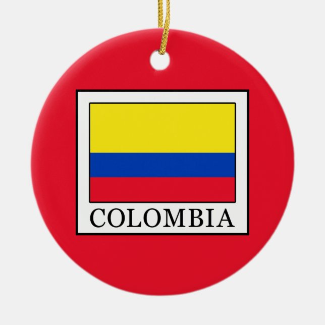 Colombia Julgransprydnad Keramik (Framsidan)