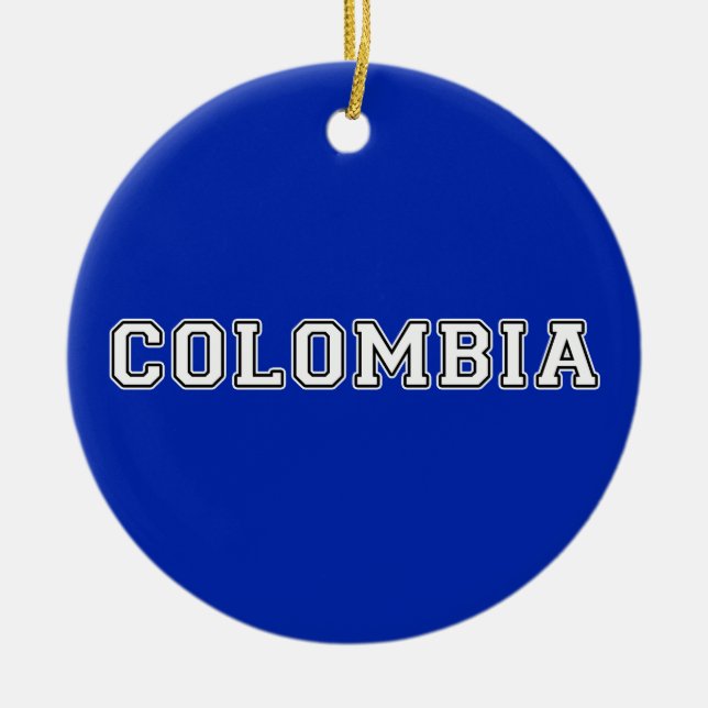 Colombia Julgransprydnad Keramik (Framsidan)