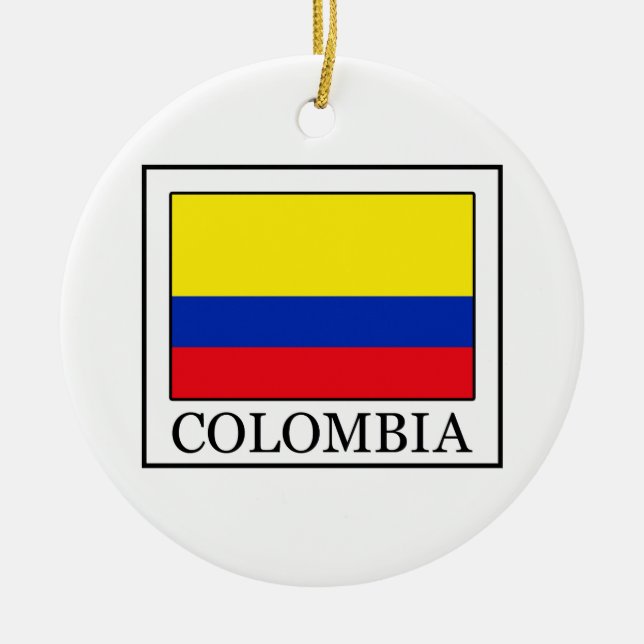 Colombia Julgransprydnad Keramik (Framsidan)