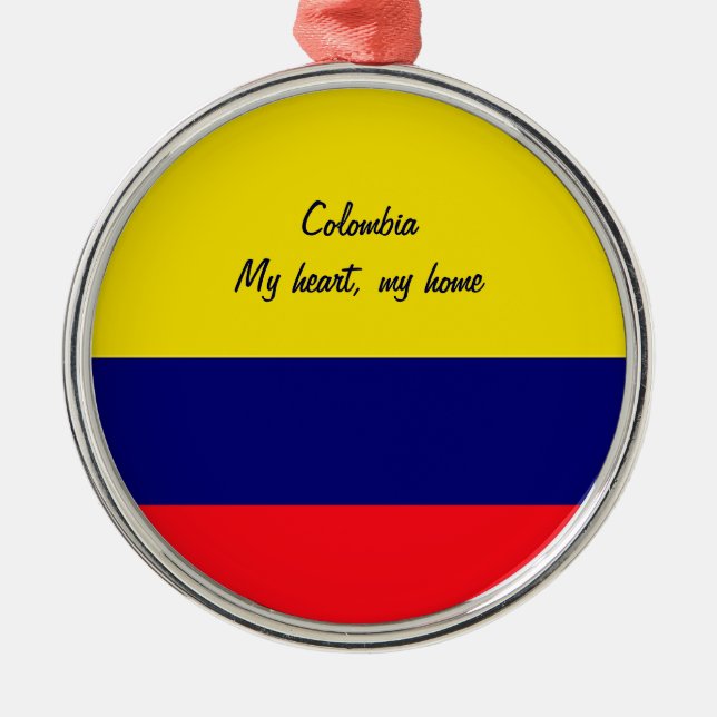 Colombia Julgransprydnad Metall (Framsidan)