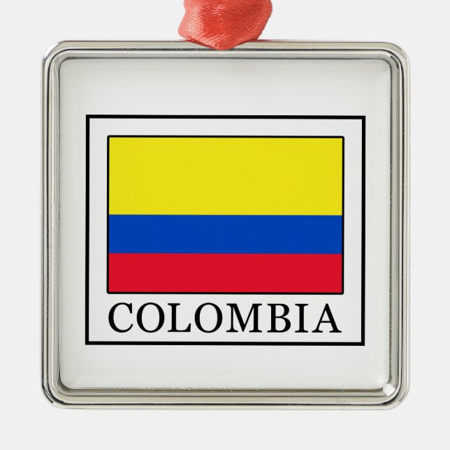 Colombia Julgransprydnad Metall (Framsidan)