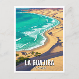 Colombia La Guajira Desert Vykort