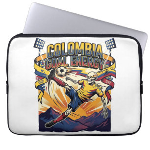 Colombia Mål Energi Skelett Anfallare Nationer Cre Laptop Fodral