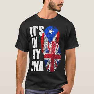 Colombia och Filipino DNA Mix Flagga Heritage T-Sh T Shirt