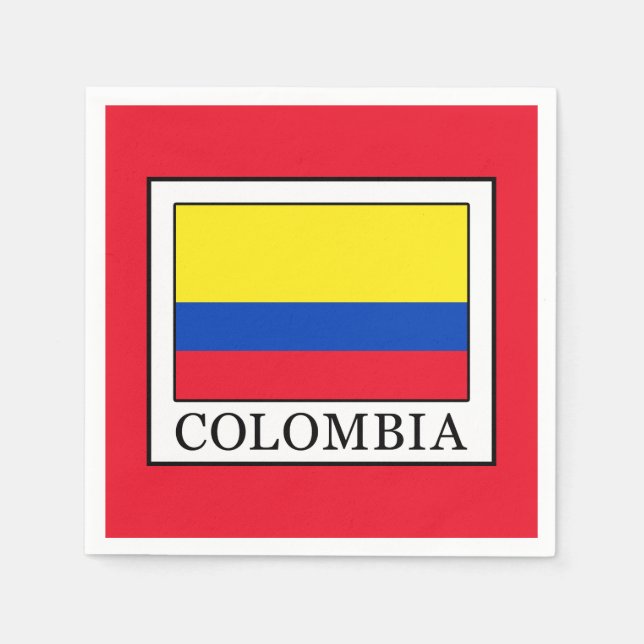 Colombia Pappersservett (Framsidan)