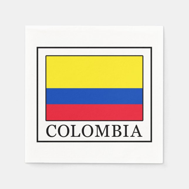 Colombia Pappersservett (Framsidan)