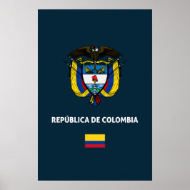 Colombia pass telefonfodral poster