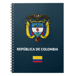 Colombia passport phone case anteckningsbok