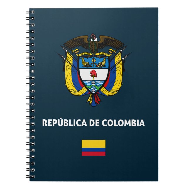 Colombia passport phone case anteckningsbok (Framsidan)