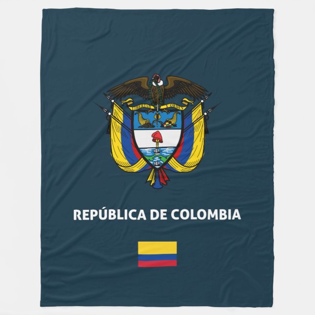 Colombia passport phone case fleecefilt (Framsidan)