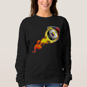 Colombia Pelota en Llamas Soccer Futbol T Shirt