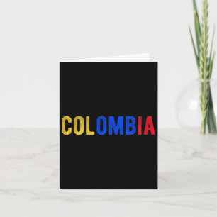 Colombia Pride Flagga colombianska nationalutställ Kort