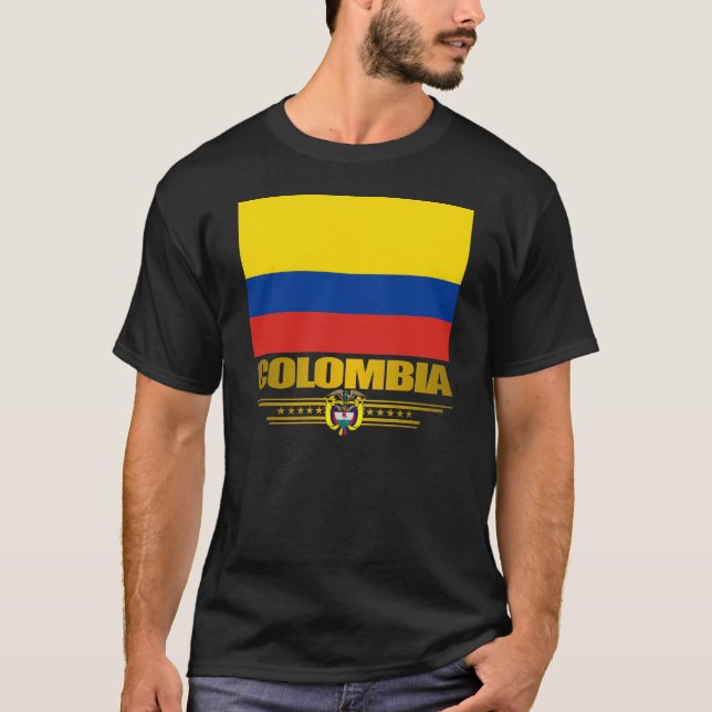 "Colombia Pride" Överste Tee Shirt (Framsida)