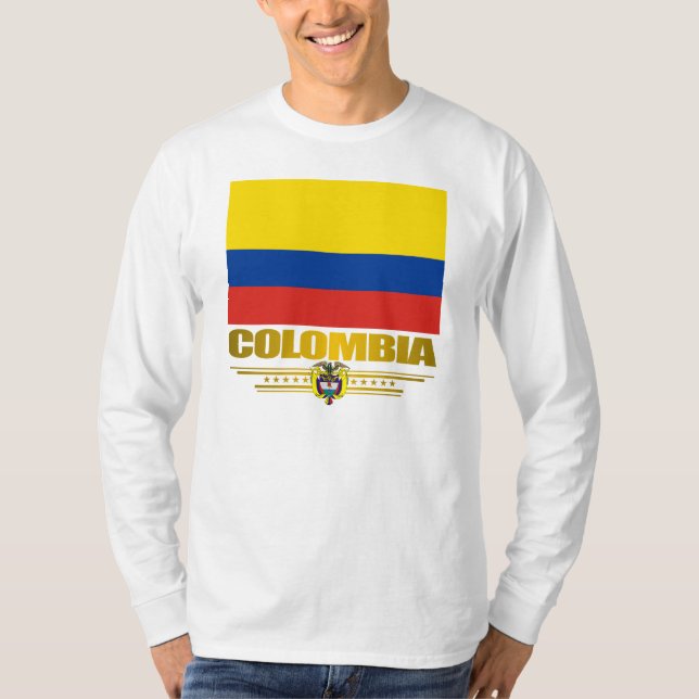 "Colombia Pride" Överste Tee Shirt (Framsida)