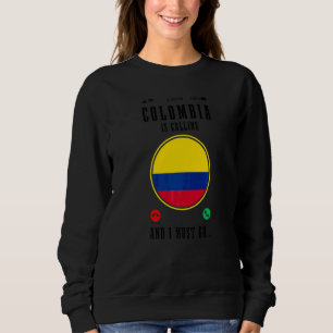 Colombia ropar och jag måste åka  Colombias flagga T Shirt