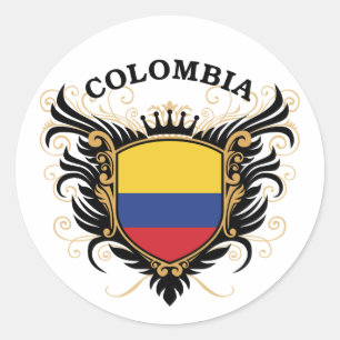 Colombia Runt Klistermärke