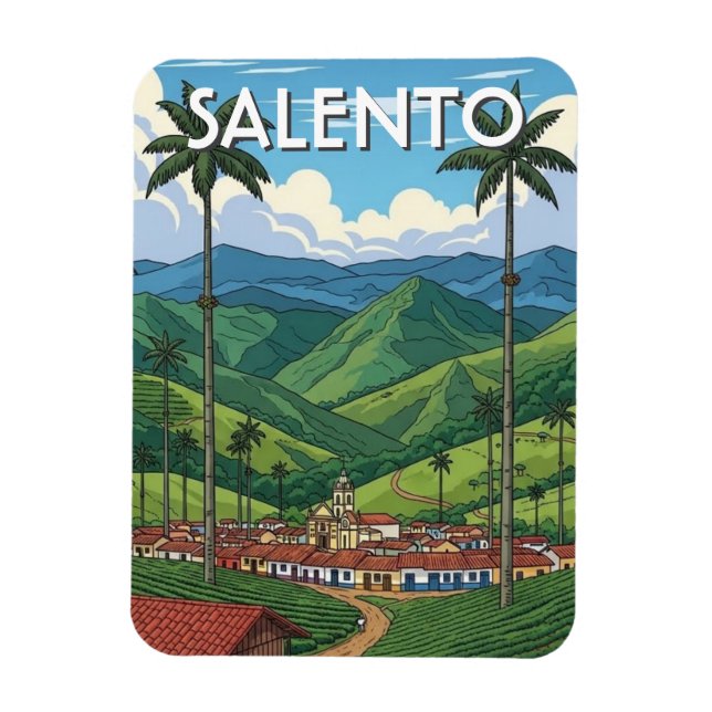 Colombia Salento Magnet (Vertikal)