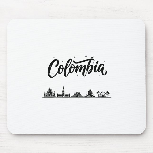 Colombia Skyline Travel Vacation Outfits  Musmatta (Framsidan)