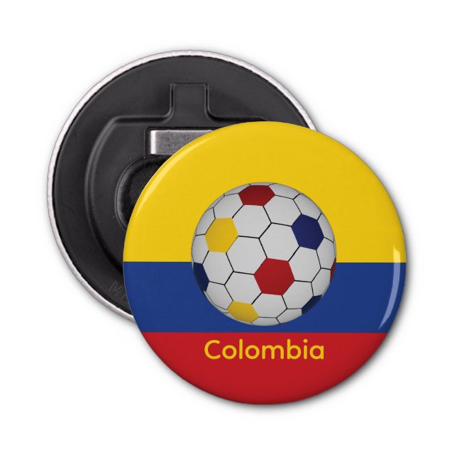Colombia Soccer Flasköppnare (Framsidan)
