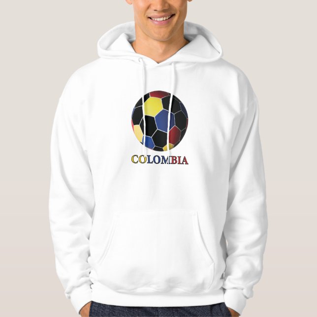 Colombia Soccer Hoodie (Framsida)