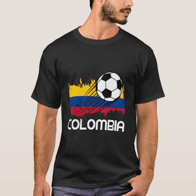 Colombia Soccer T Shirt (Framsida)
