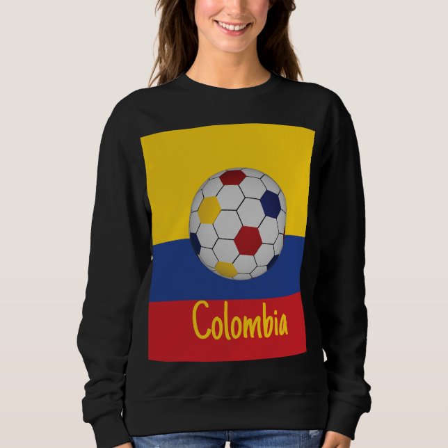 Colombia Soccer T Shirt (Framsida)