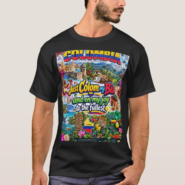 Colombia T-shirt (Framsida)