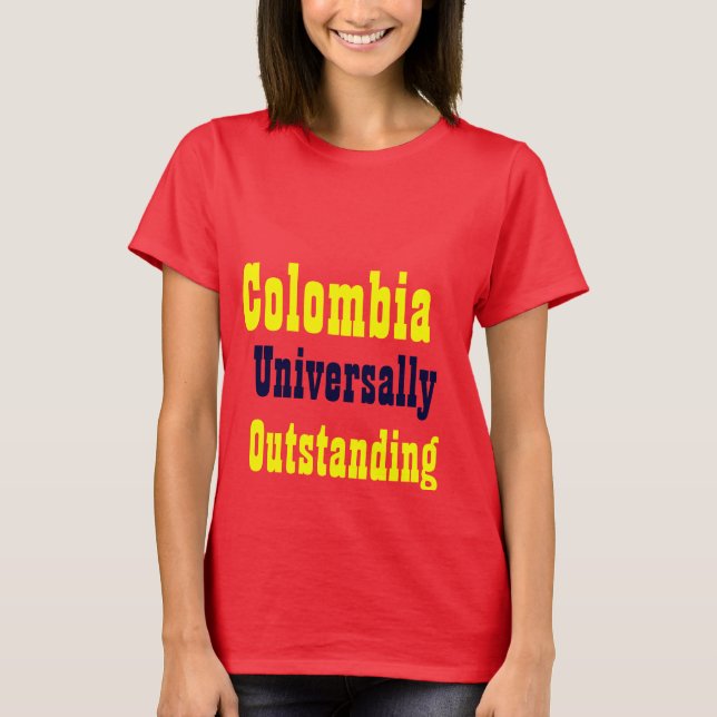 Colombia T-shirt (Framsida)