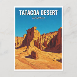 Colombia Tatacoa Desert Travel Vykort