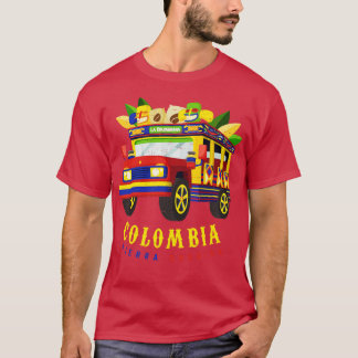 Colombia Tierra Querida Chiva Colombia T Shirt