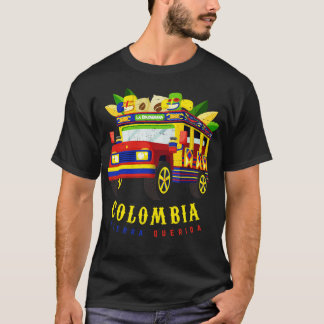 Colombia Tierra Querida Chiva Colombia T Shirt