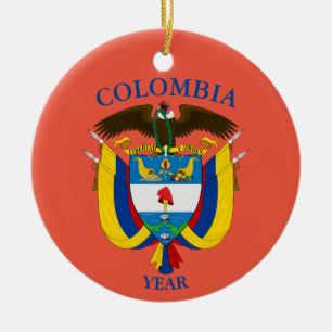 Colombia Vacation jul Ceramic Ornament