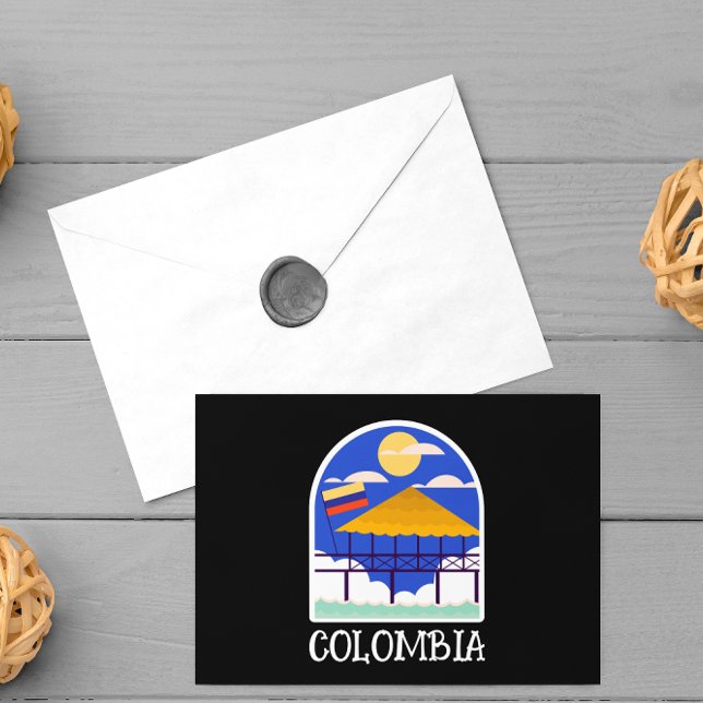 Colombia Vintage resor Vykort (colombia vintage travel postcard)